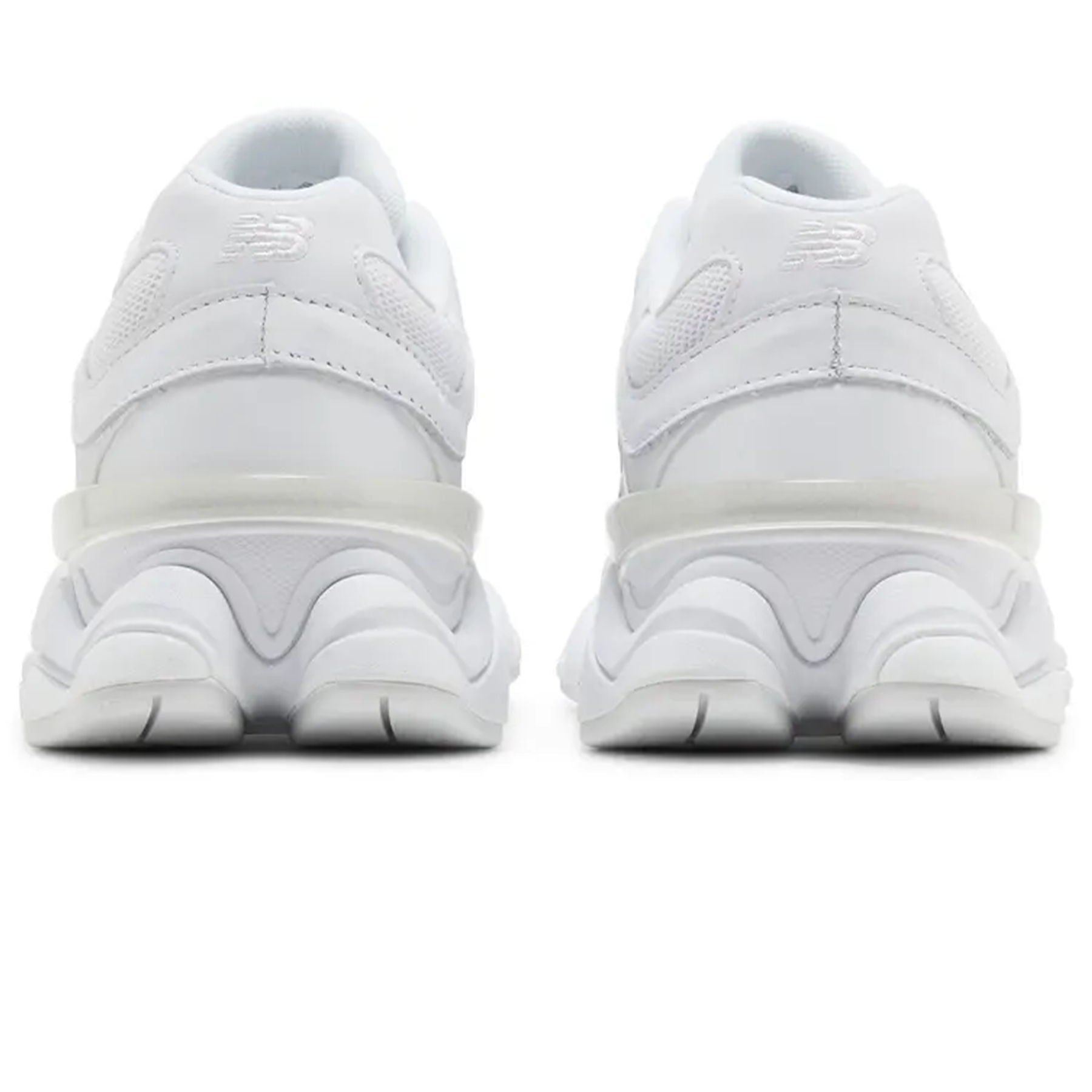 New Balance 9060 'Triple White' — UK 3.5 | EU 36 | US 4 — Top View