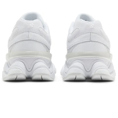 New Balance 9060 'Triple White' — UK 3.5 | EU 36 | US 4 — Top View