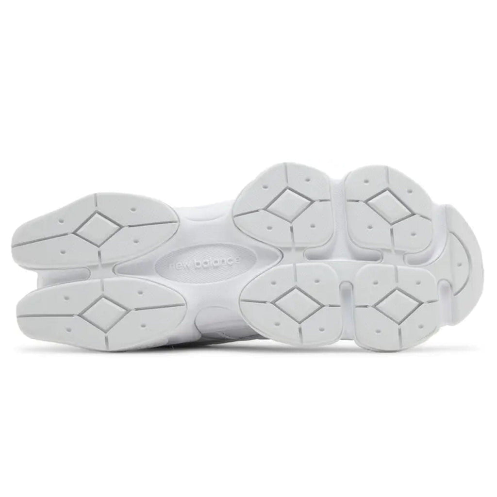New Balance 9060 'Triple White' — UK 3.5 | EU 36 | US 4 — Side View