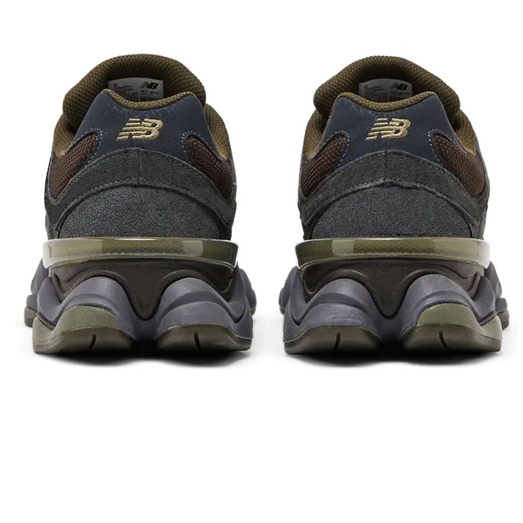 New Balance 9060 'Blacktop Dark Moss' — UK 3.5 | EU 36 | US 4 — Top View