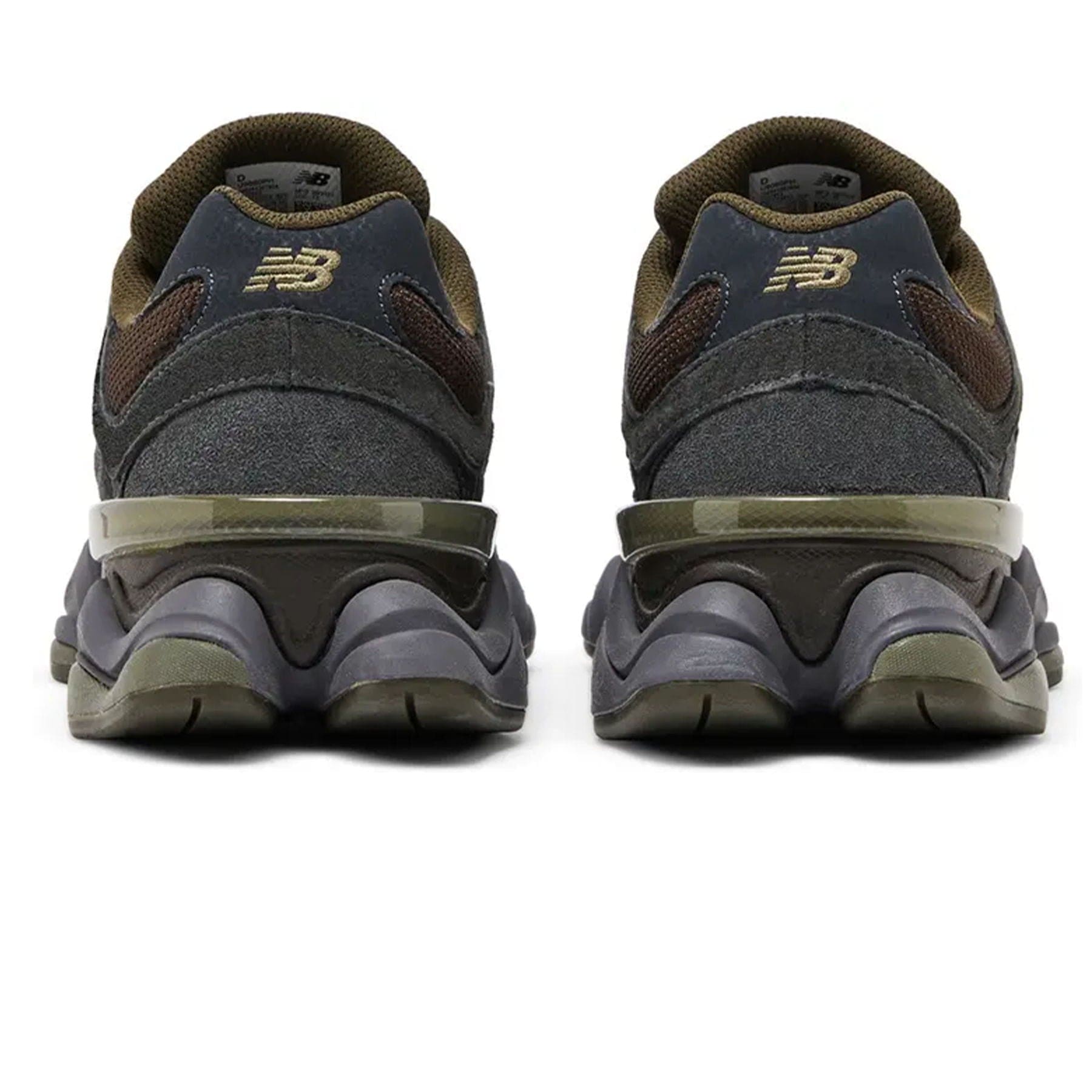 New Balance 9060 'Blacktop Dark Moss' — UK 3.5 | EU 36 | US 4 — Top View