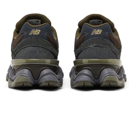 New Balance 9060 'Blacktop Dark Moss' — UK 3.5 | EU 36 | US 4 — Top View