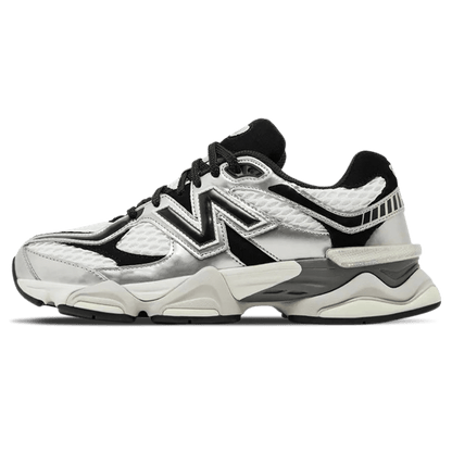 Shoe Palace x New Balance 9060 'Metallic' — UK 3.5 | EU 36 | US 4 — Front View