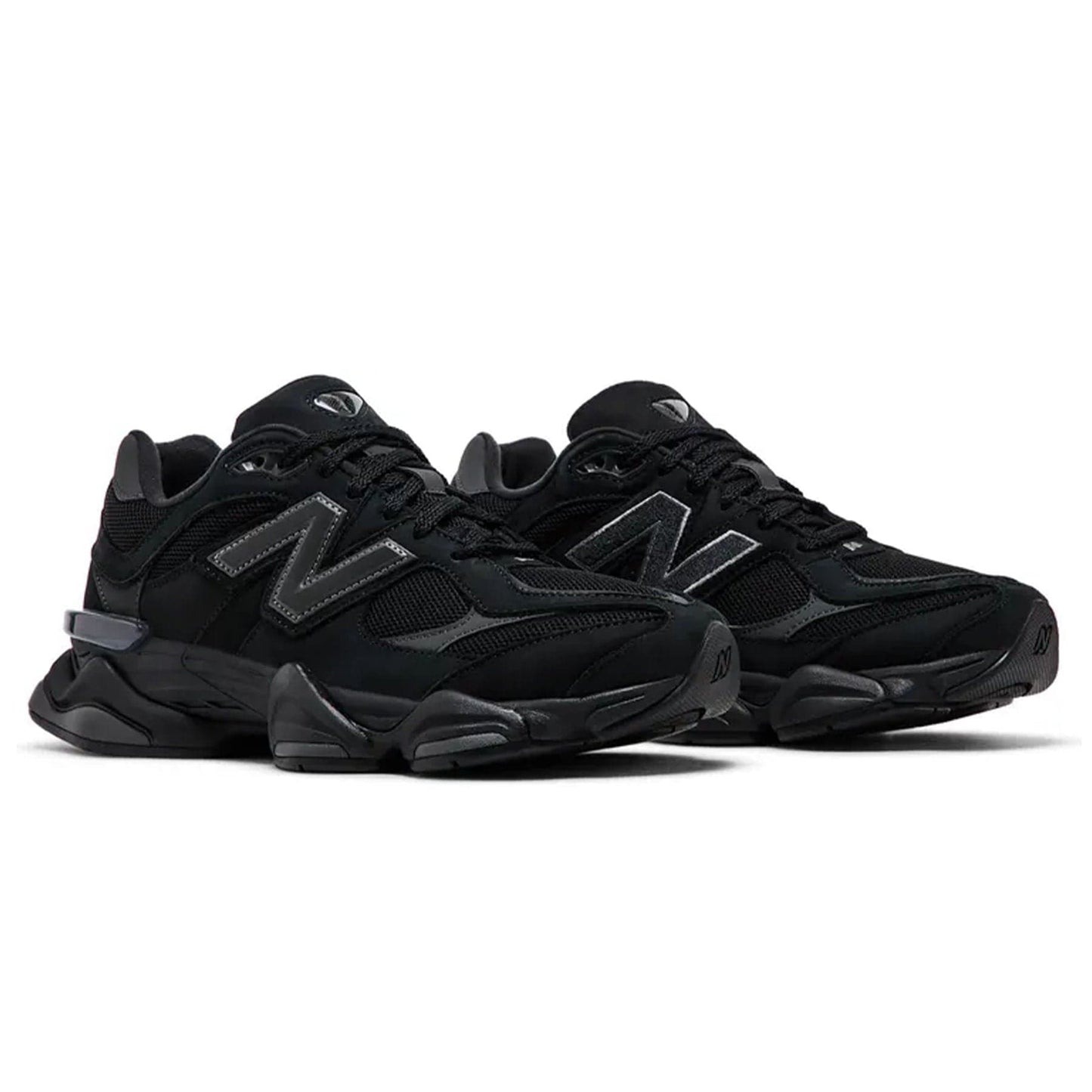 New Balance 9060 'Black Cat' — UK 3.5 | EU 36 | US 4 — Back View