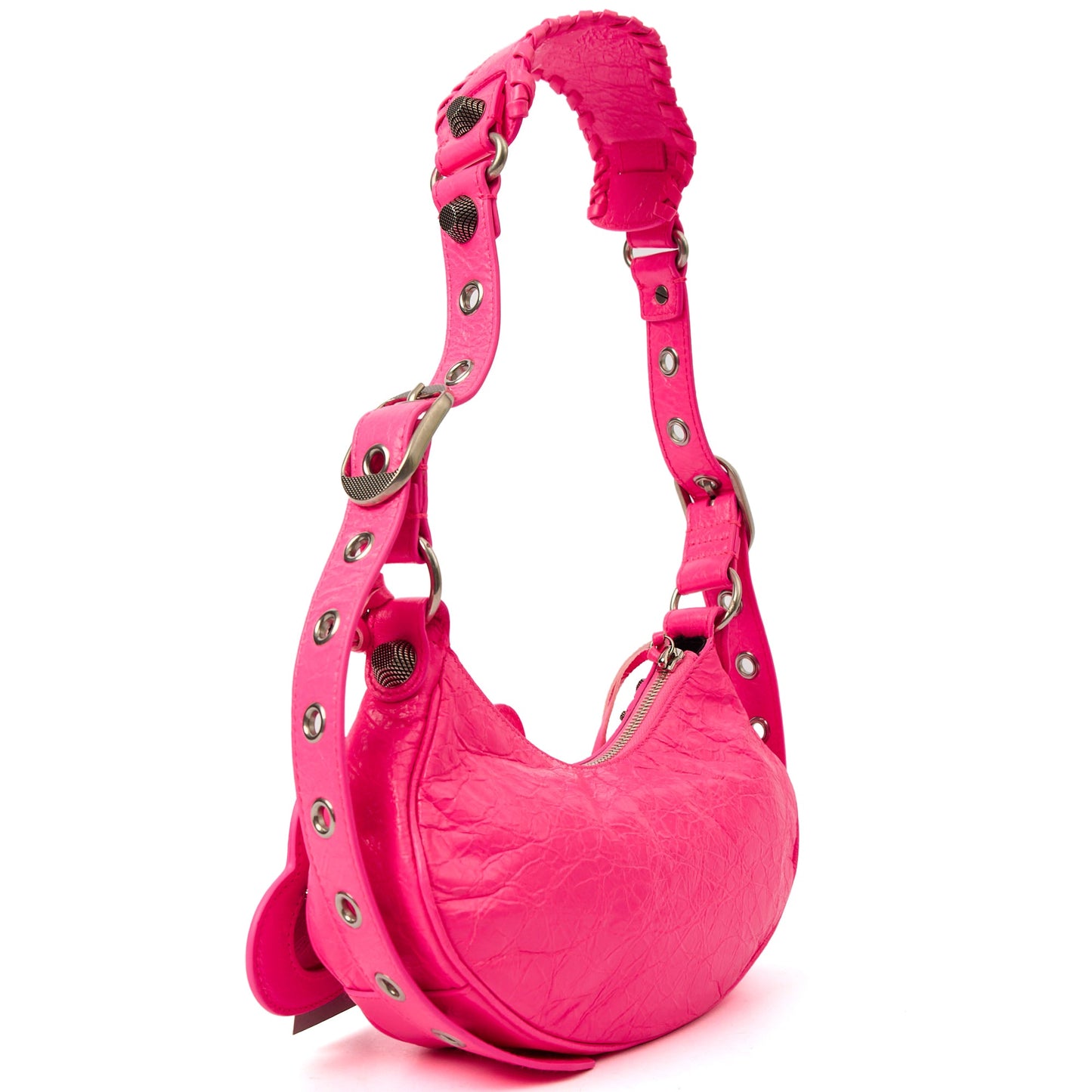 Balenciaga Cross Body Le Cagole XS in Pink, Agneau (Lambskin) — Alternate View 10