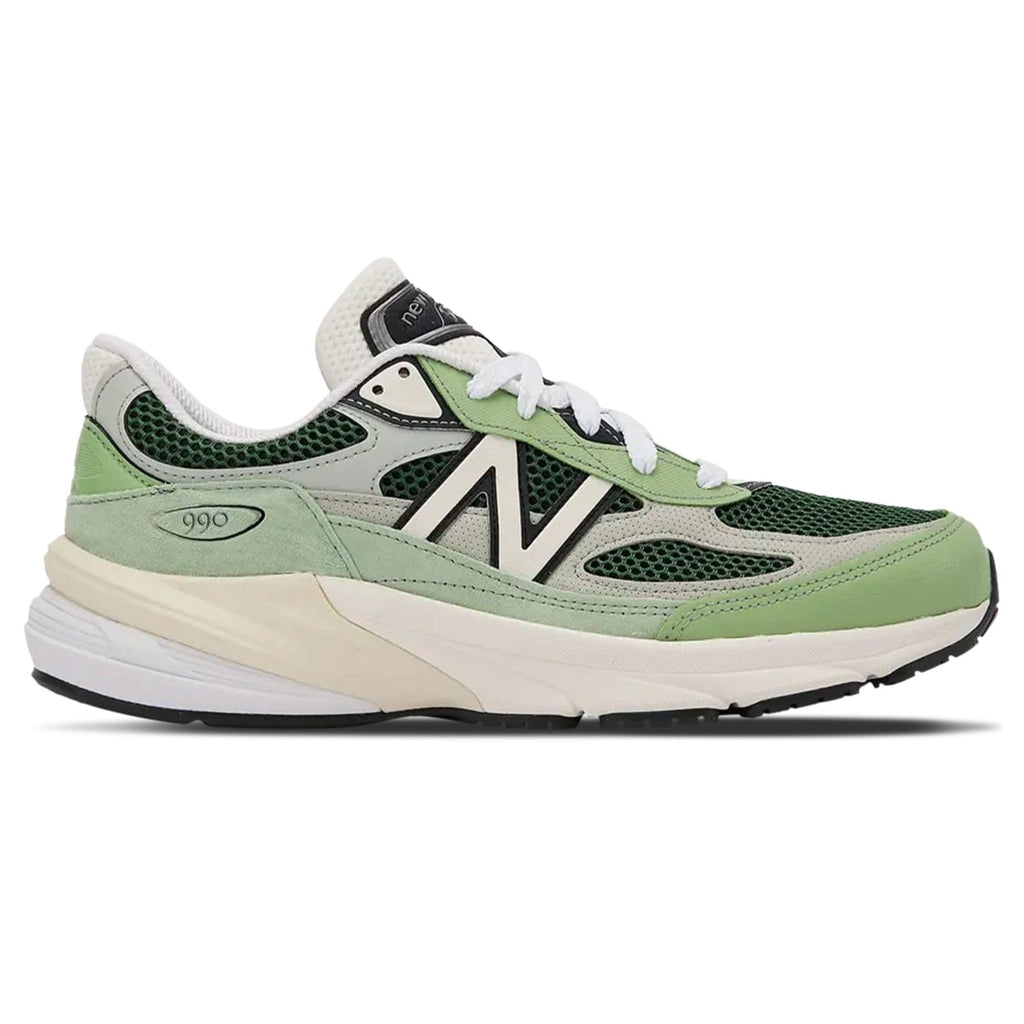 Teddy Santis x New Balance 990v6 Made in USA 'Avocado Natural Mint' — UK 3.5 | EU 36 | US 4 — Side View