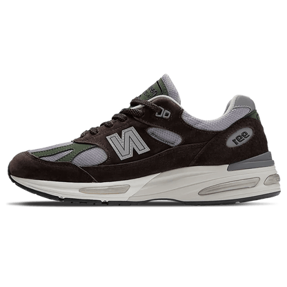 New Balance 991v2 Made in England 'Essentially Offbeat Pack - Licorice' — UK 3.5 | EU 36 | US 4 — Front View