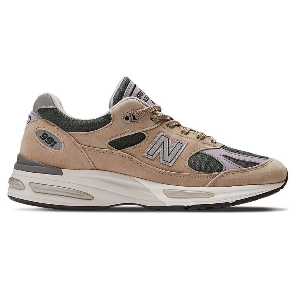 New Balance 991v2 Made in England 'Essentially Offbeat Pack - Cement' — UK 3.5 | EU 36 | US 4 — Side View