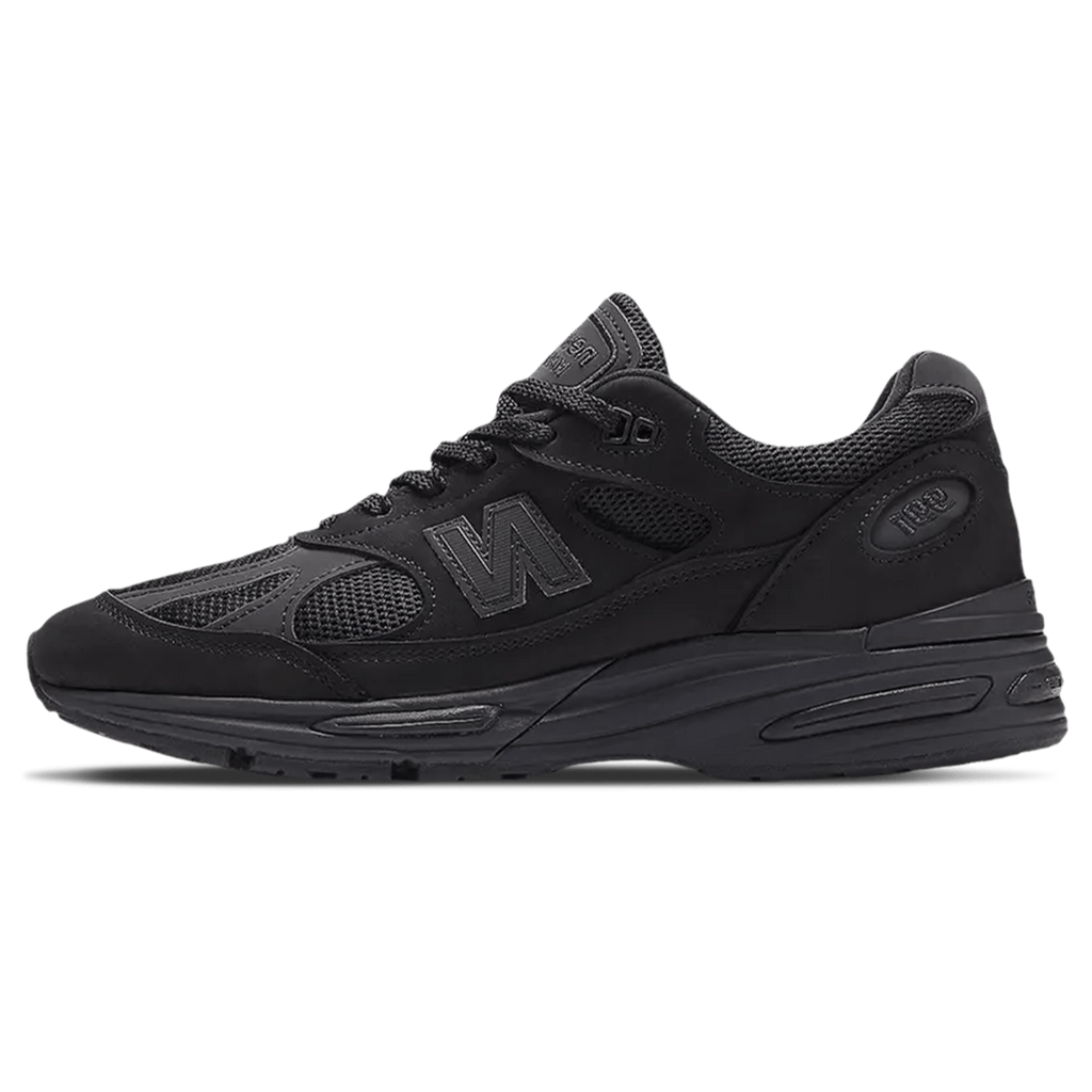 Dover Street Market x New Balance 991v2 Made in England 'Triple Black' — UK 3.5 | EU 36 | US 4 — Front View