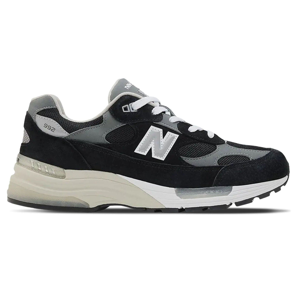 New Balance 992 Made In USA 'Black' 2025 — UK 3.5 | EU 36 | US 4 — Side View