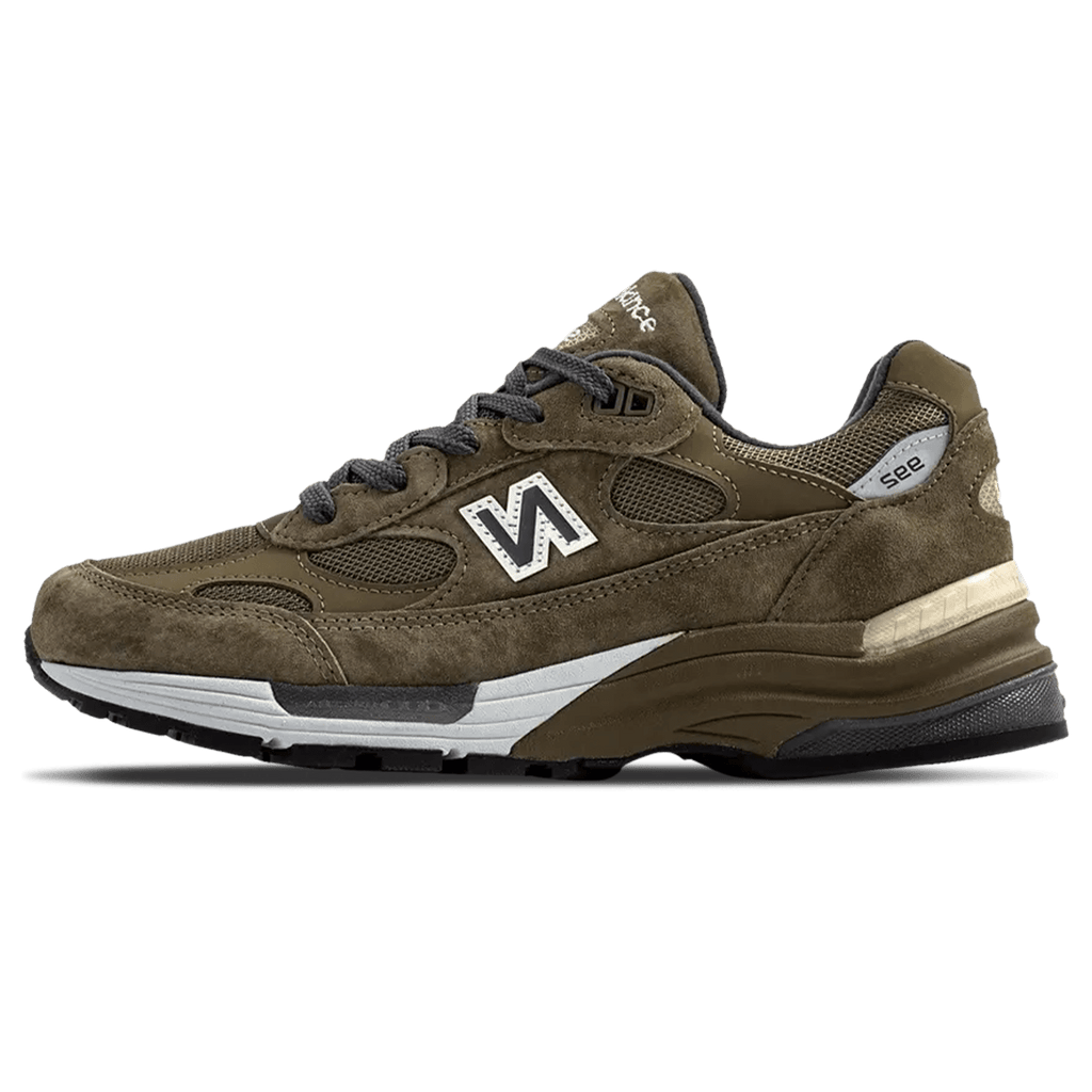 New Balance 992 Made In USA 'Dark Camo' — UK 3.5 | EU 36 | US 4 — Front View