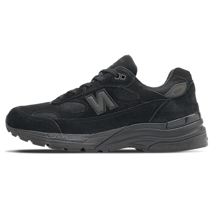 New Balance 992 Made In USA 'Triple Black' 2025 — UK 3.5 | EU 36 | US 4 — Front View