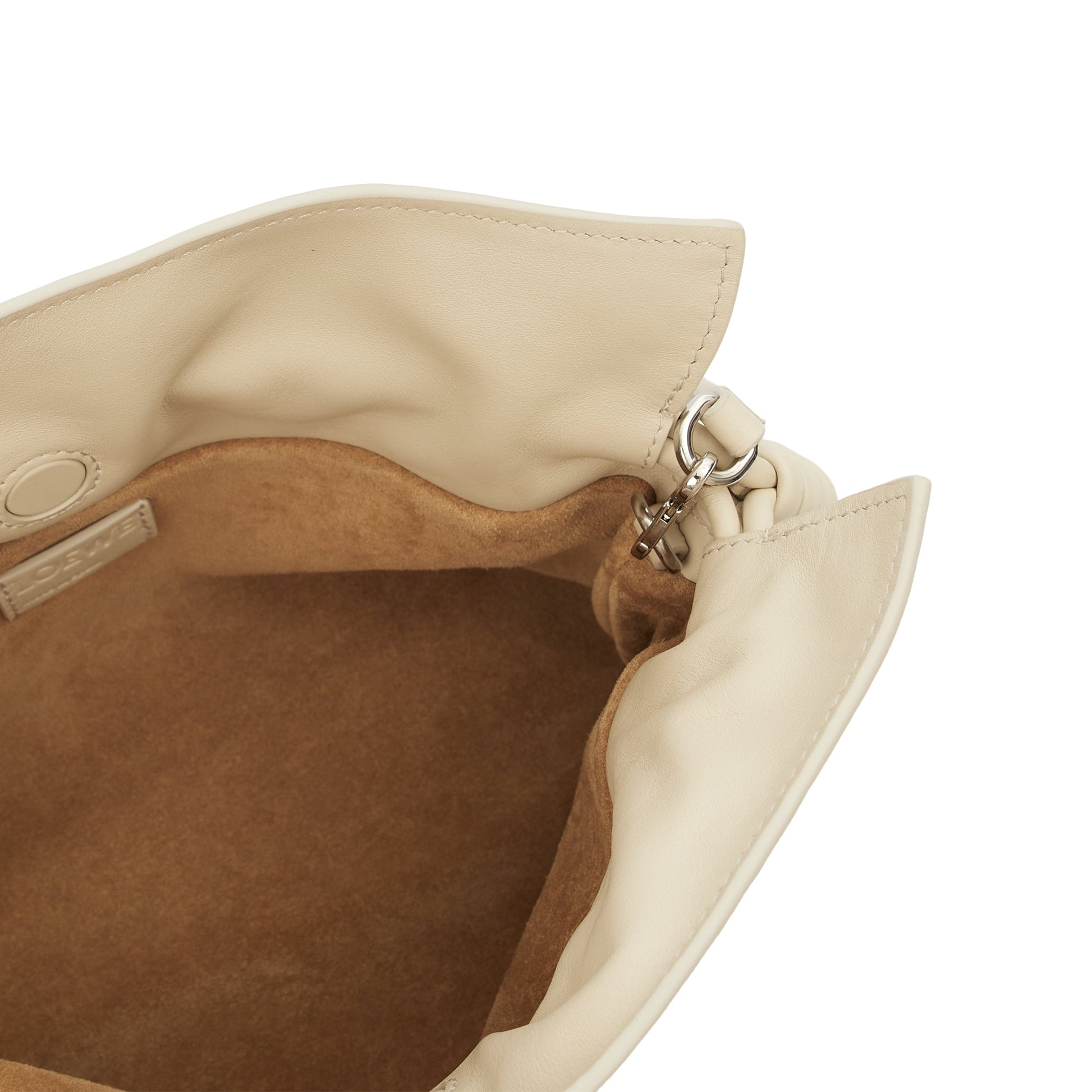 Loewe Cross Body Flamenco in Neutral, Leather — Detail View