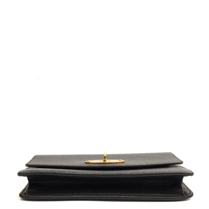 Mulberry Cross Body Darley Shoulder Bag  in Black, Leather — Detail View