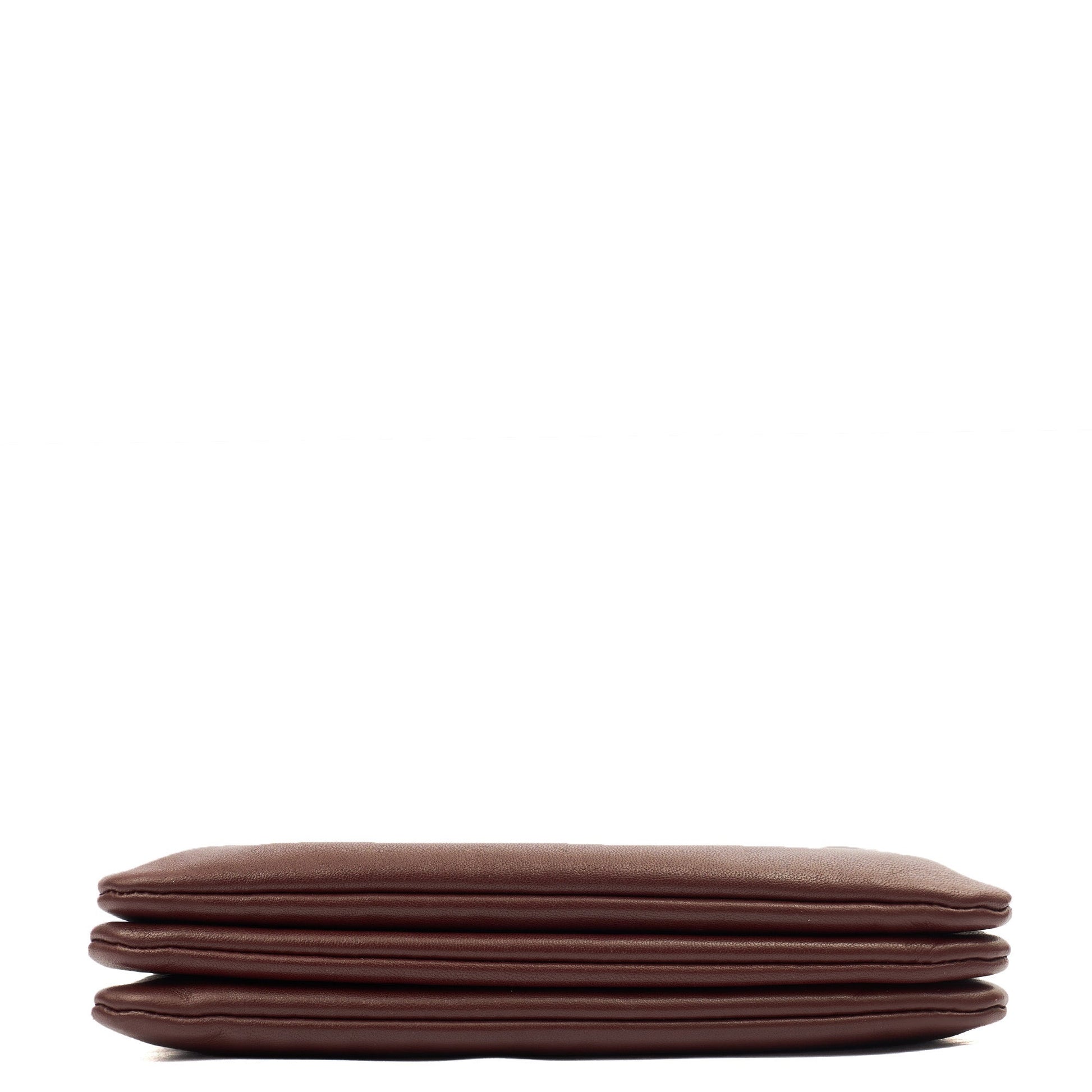 Celine Cross Body Trio in Red, Box Calfskin — Detail View