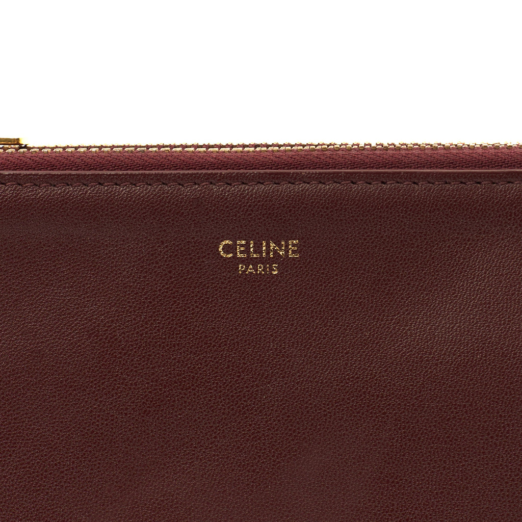 Celine Cross Body Trio in Red, Box Calfskin — Lifestyle View