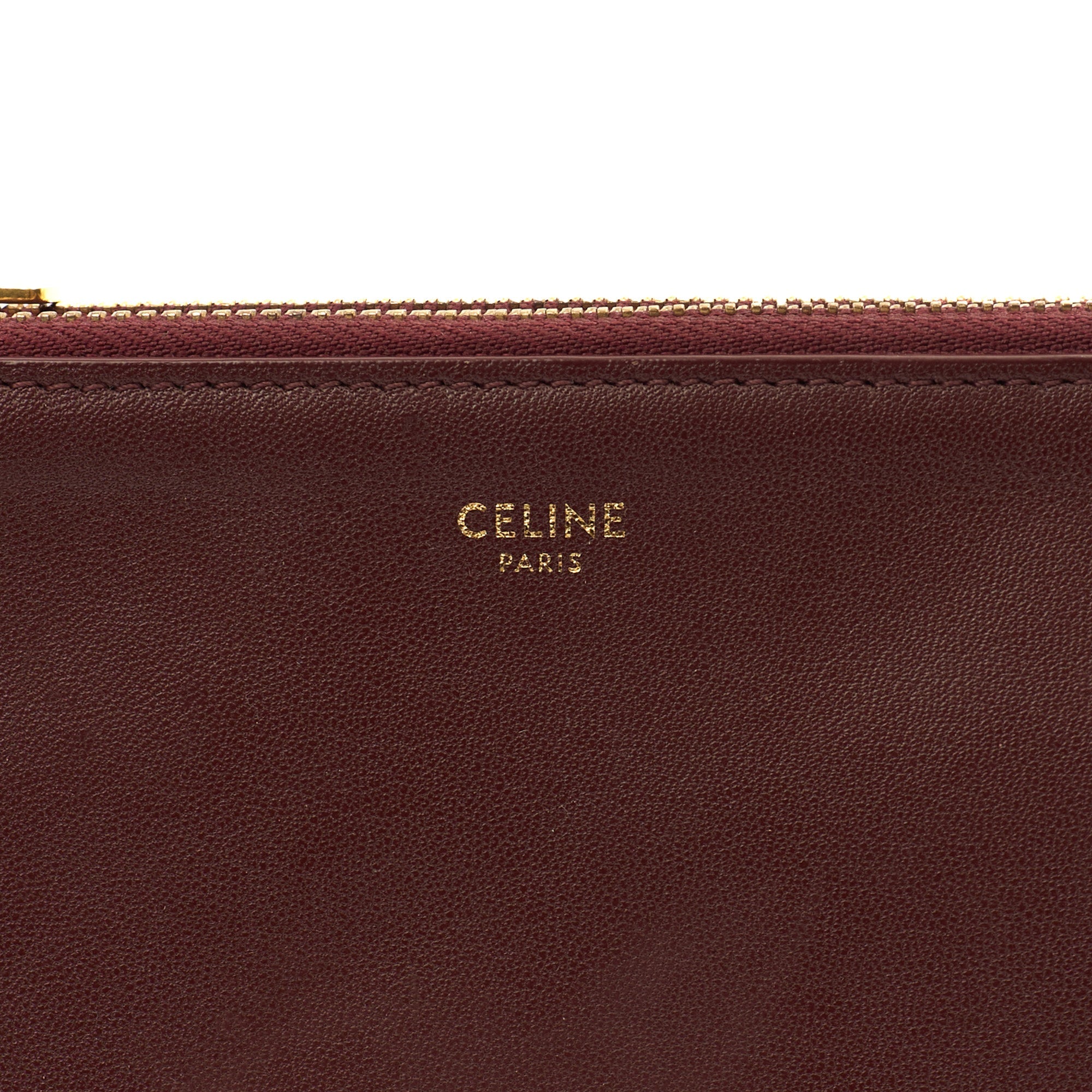 Celine Cross Body Trio in Red, Box Calfskin — Lifestyle View