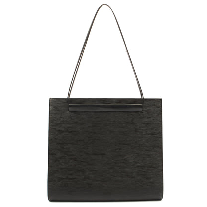 Louis Vuitton Shoulder Bag Saint Tropez in Black, Epi Leather — Front View