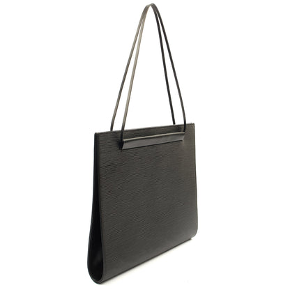 Louis Vuitton Shoulder Bag Saint Tropez in Black, Epi Leather — Side View