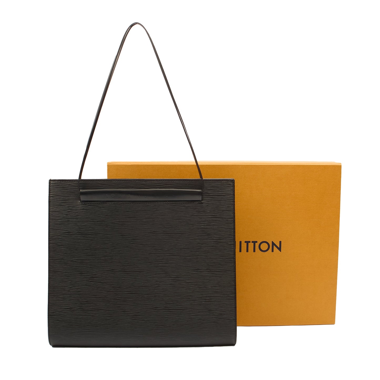 Louis Vuitton Shoulder Bag Saint Tropez in Black, Epi Leather — Lifestyle View