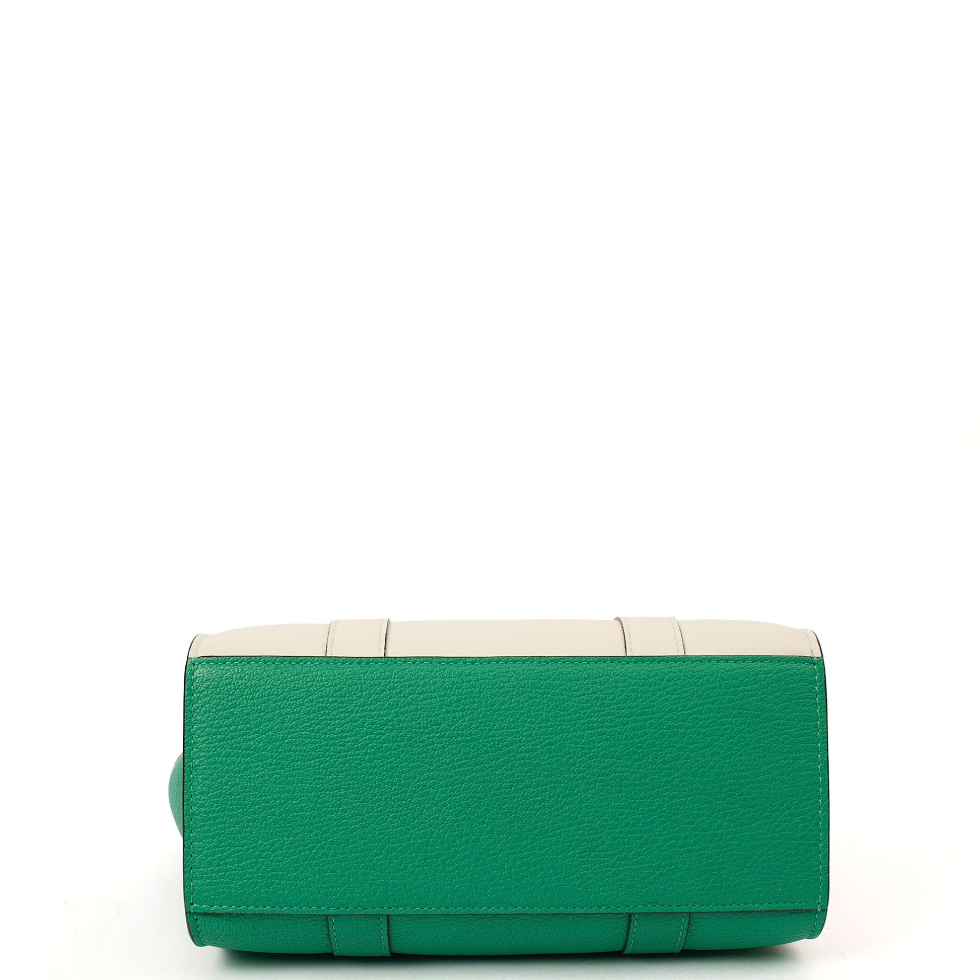Mulberry Tote Zipped Bayswater - Small in Green, Leather — Detail View