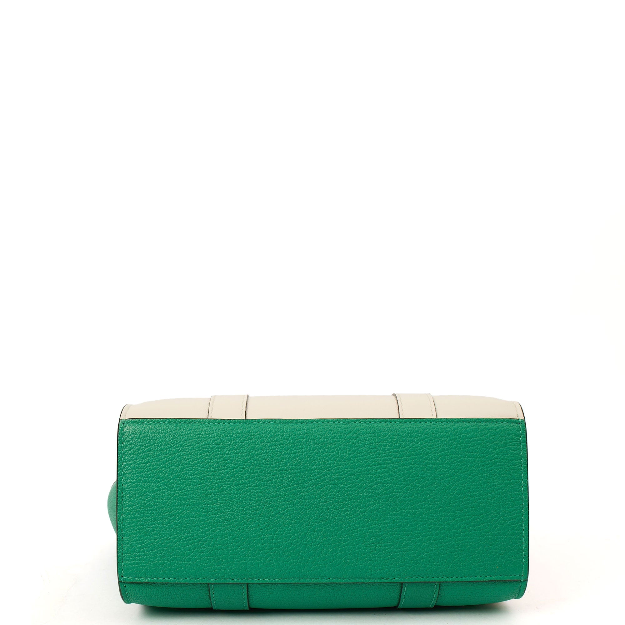 Mulberry Tote Zipped Bayswater - Small in Green, Leather — Detail View
