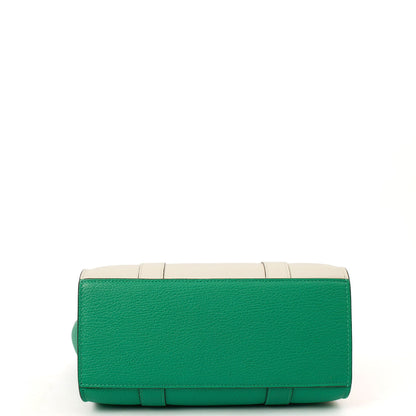 Mulberry Tote Zipped Bayswater - Small in Green, Leather — Detail View