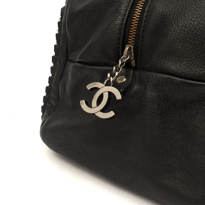 Chanel Tote Luxe Ligne Tote in Black, Lambskin Leather — Alternate View 8