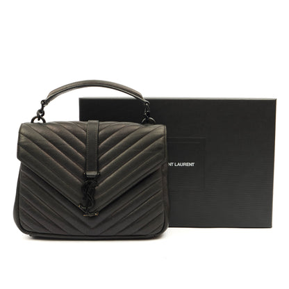 Saint Laurent Cross Body College - Medium in Black, Leather — Alternate View 20
