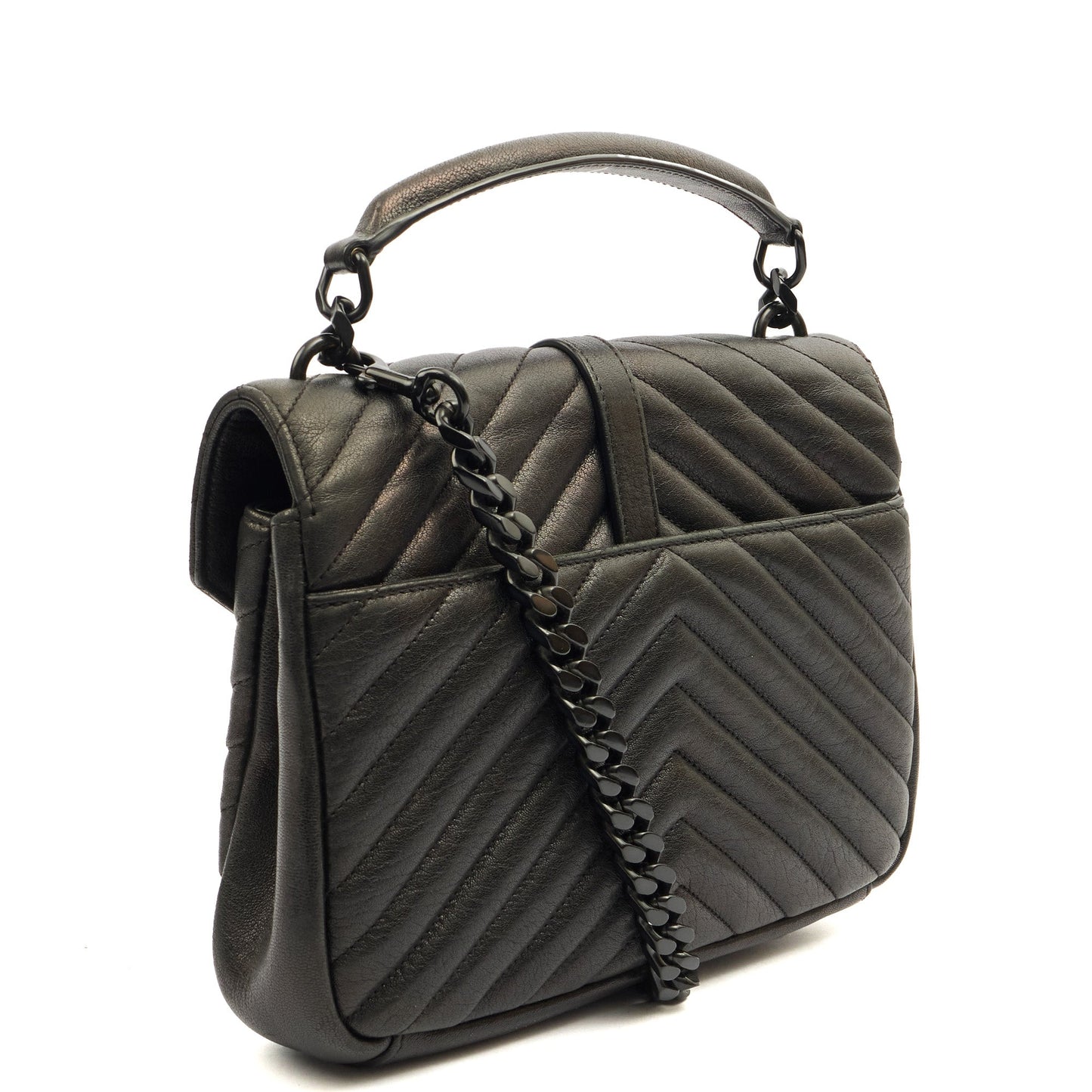 Saint Laurent Cross Body College - Medium in Black, Leather — Alternate View 16
