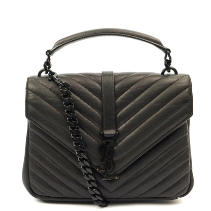 Saint Laurent Cross Body College - Medium in Black, Leather — Alternate View 15