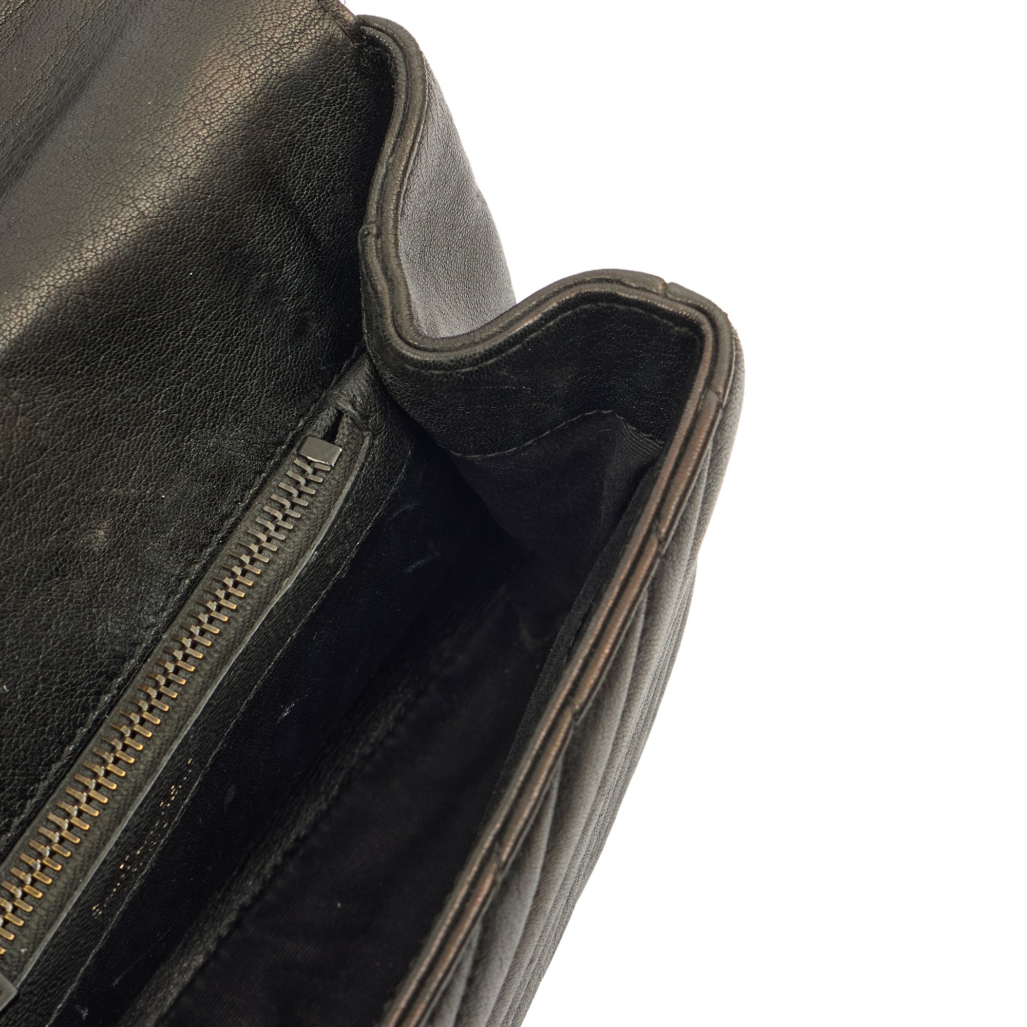 Saint Laurent Cross Body College - Medium in Black, Leather — Alternate View 7