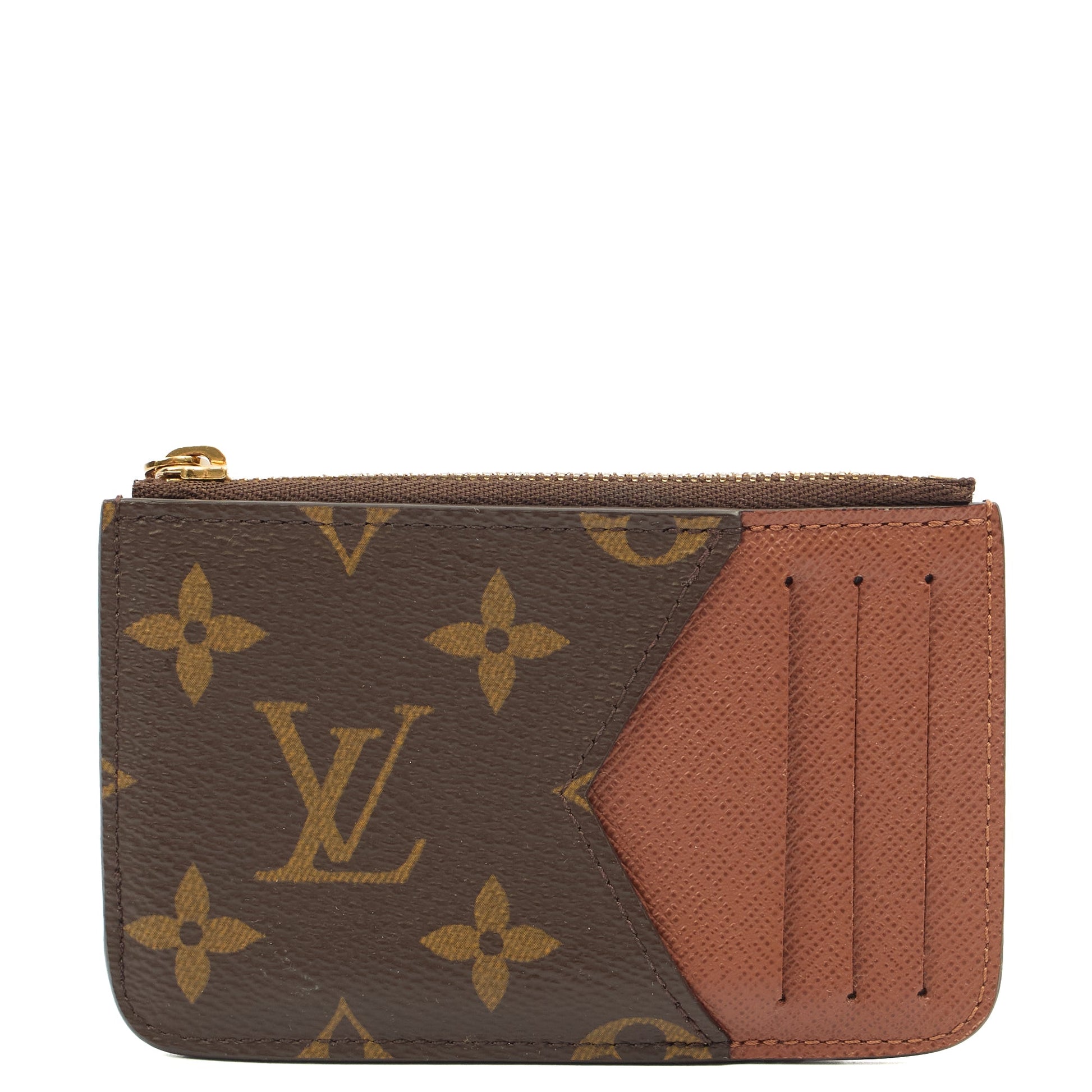 Louis Vuitton Card Holder Card Holder in Monogram, Canvas — Back View