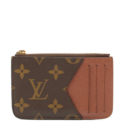 Louis Vuitton Card Holder Card Holder in Monogram, Canvas — Back View