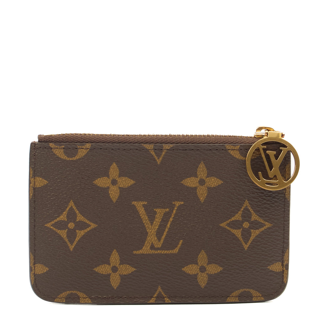 Louis Vuitton Card Holder Card Holder in Monogram, Canvas — Front View