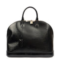 Louis Vuitton Tote Alma GM in Black, Epi Leather — Front View