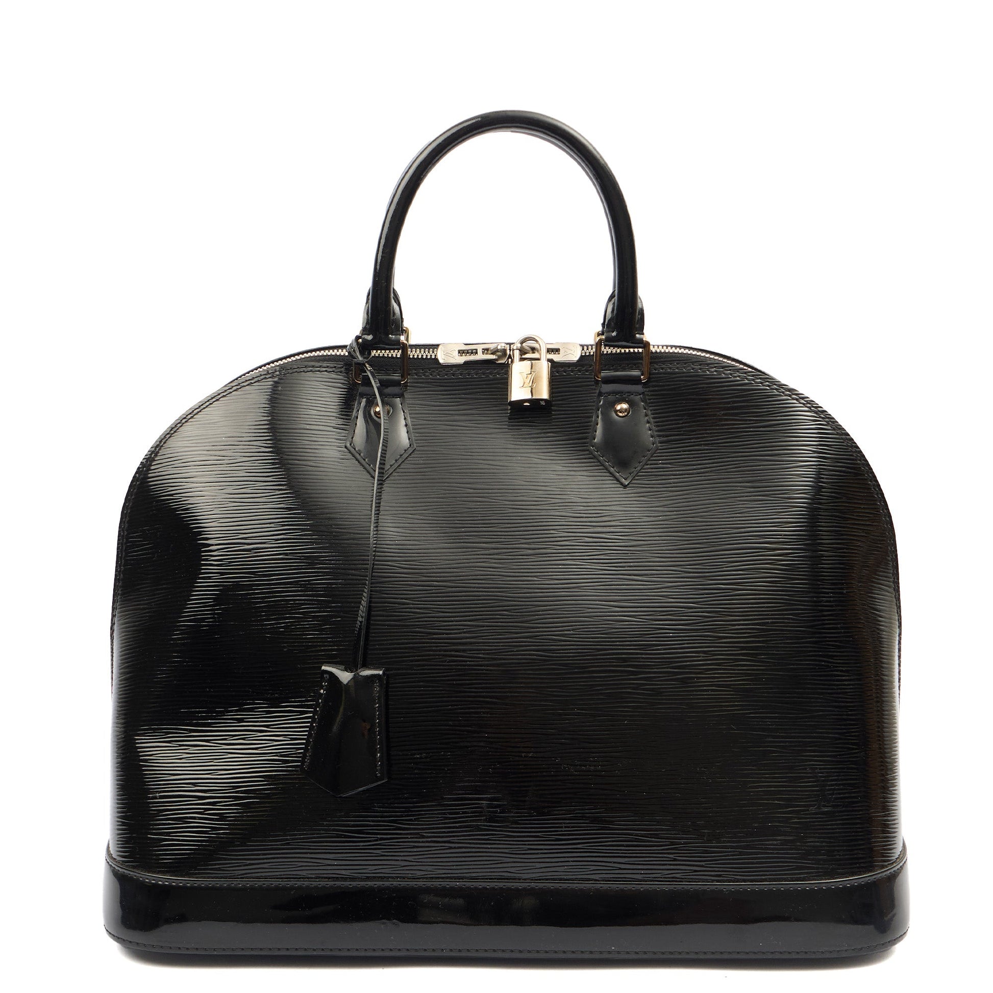 Louis Vuitton Tote Alma GM in Black, Epi Leather — Alternate View 7