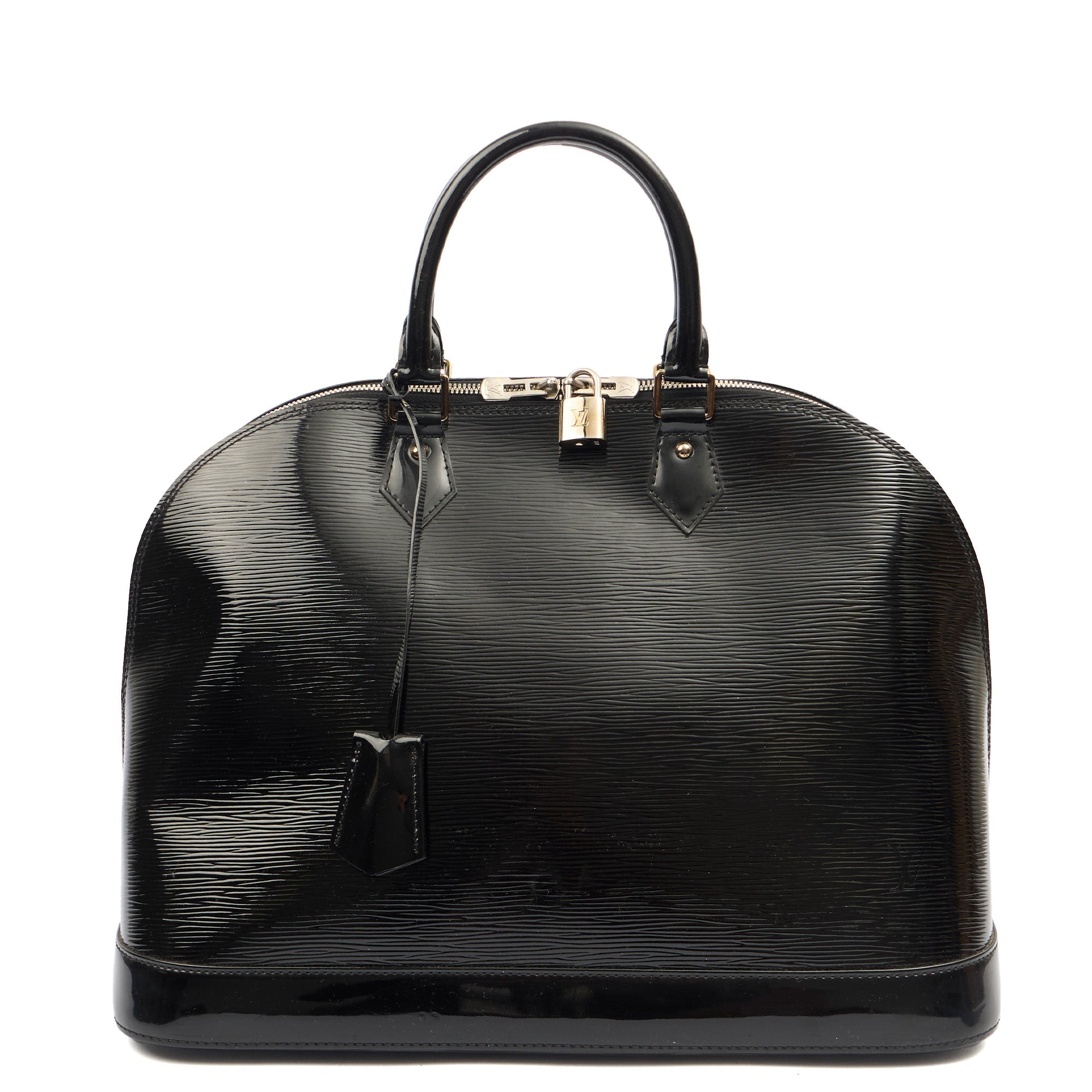 Louis Vuitton Tote Alma GM in Black, Epi Leather — Alternate View 7