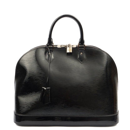Louis Vuitton Tote Alma GM in Black, Epi Leather — Alternate View 7