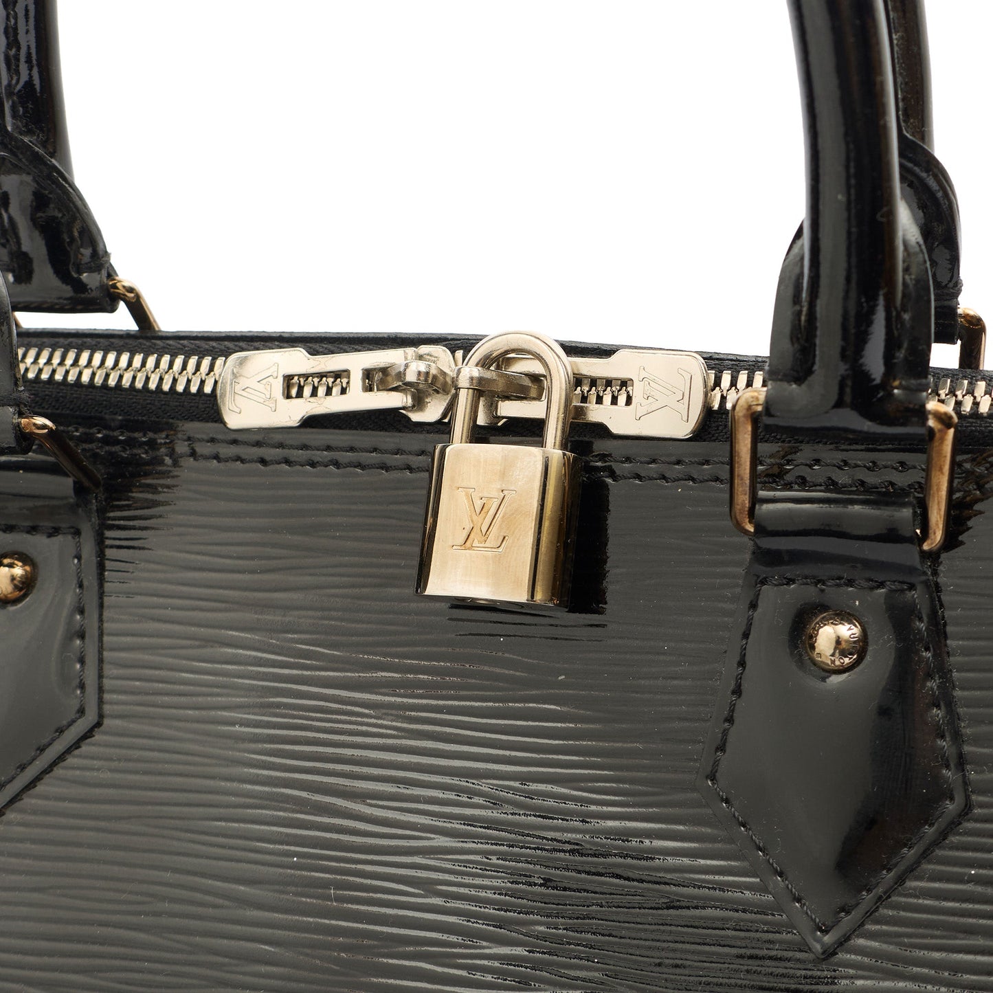 Louis Vuitton Tote Alma GM in Black, Epi Leather — Alternate View 12