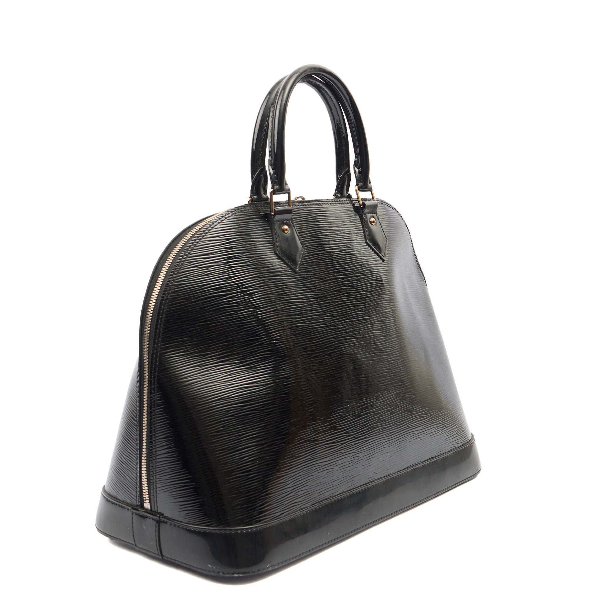 Louis Vuitton Tote Alma GM in Black, Epi Leather — Alternate View 8