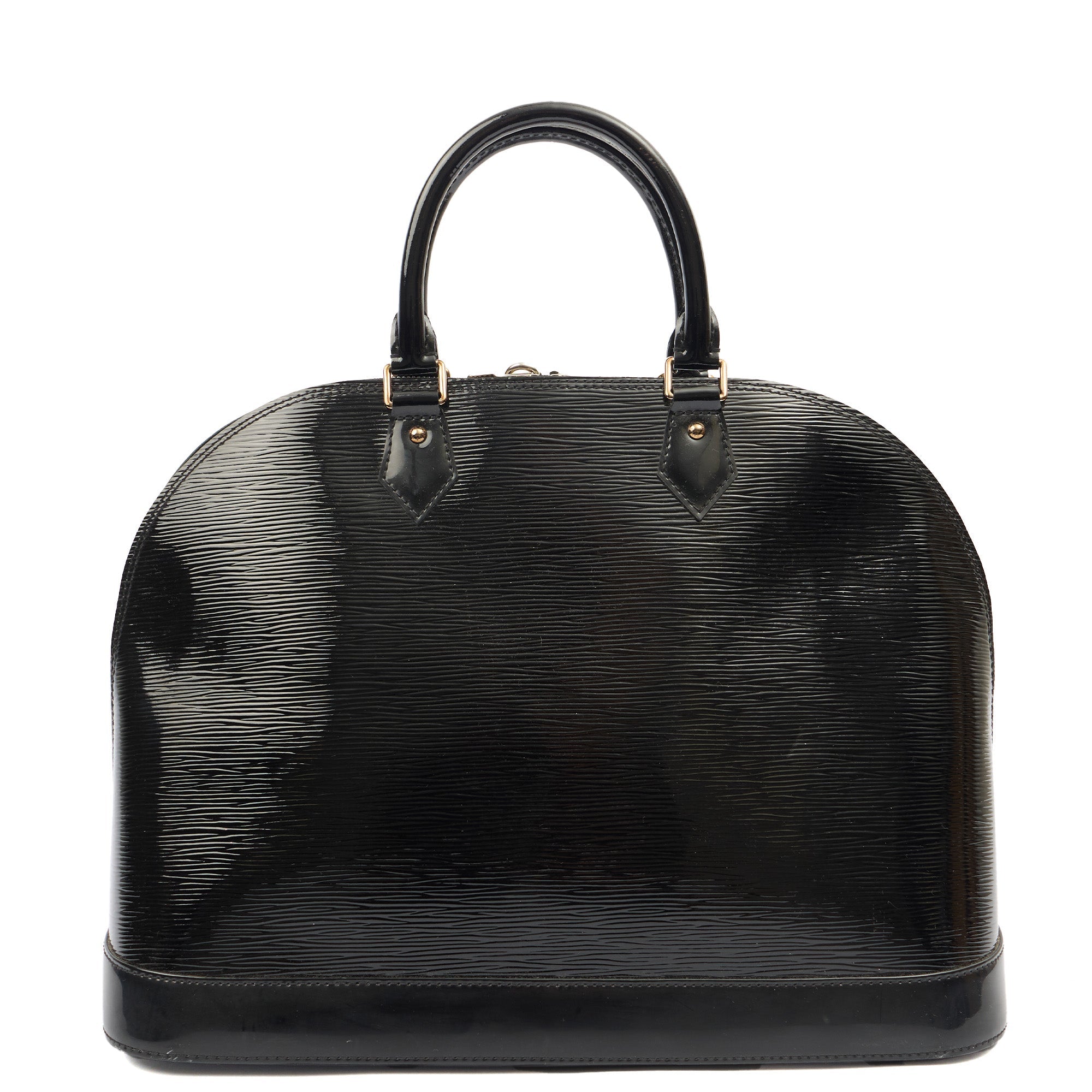 Louis Vuitton Tote Alma GM in Black, Epi Leather — Alternate View 9