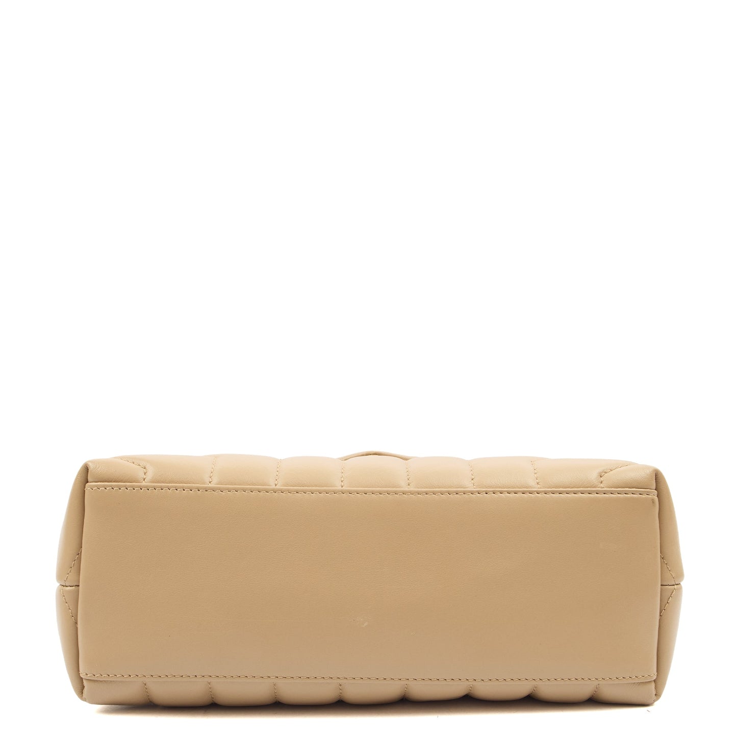 Saint Laurent Shoulder Bag Lou Lou - Small in Neutral, Calfskin Leather — Alternate View 10