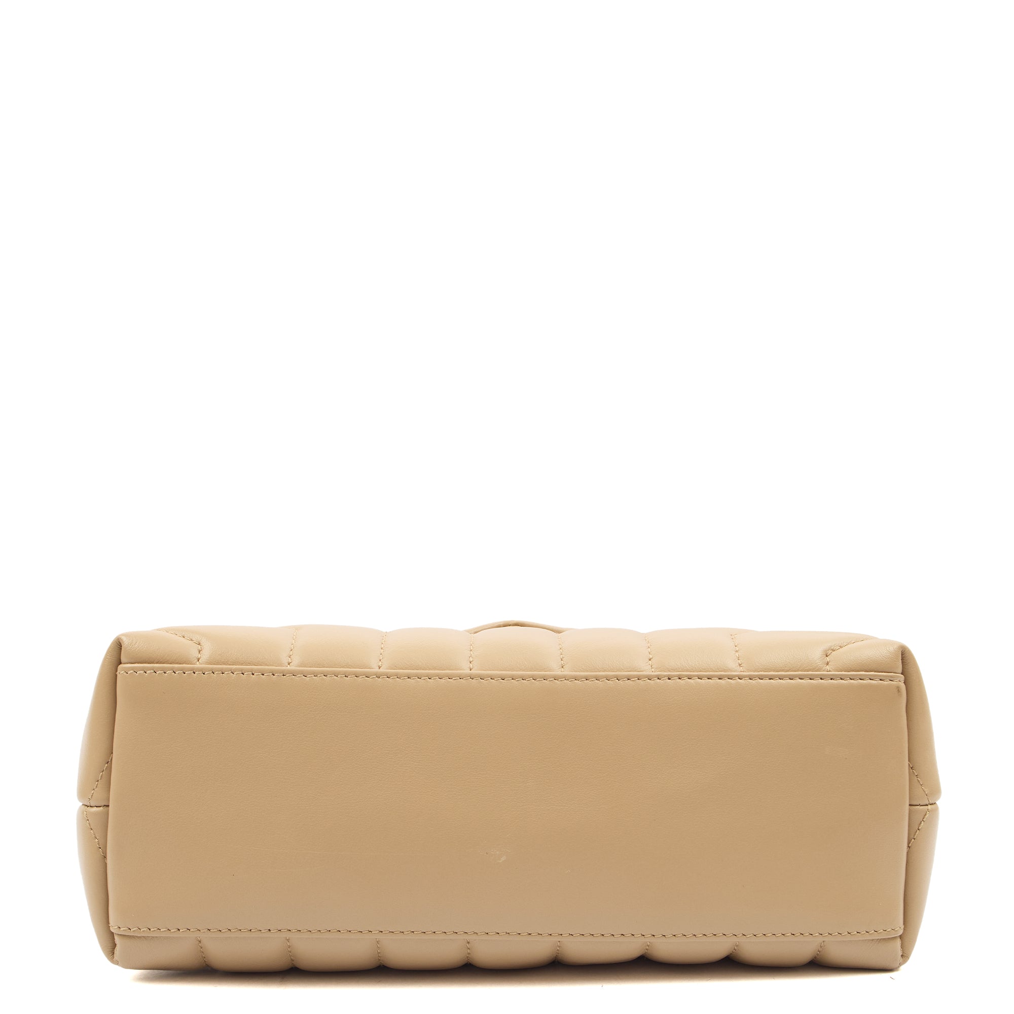 Saint Laurent Shoulder Bag Lou Lou - Small in Neutral, Calfskin Leather — Alternate View 10