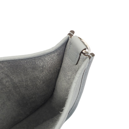 Hermes Evelyne 16 (TPM) in Gris Pantin, Clemence Leather — Alternate View 22