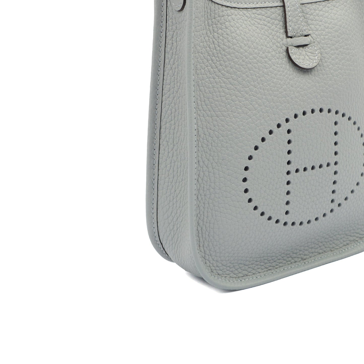 Hermes Evelyne 16 (TPM) in Gris Pantin, Clemence Leather — Alternate View 7