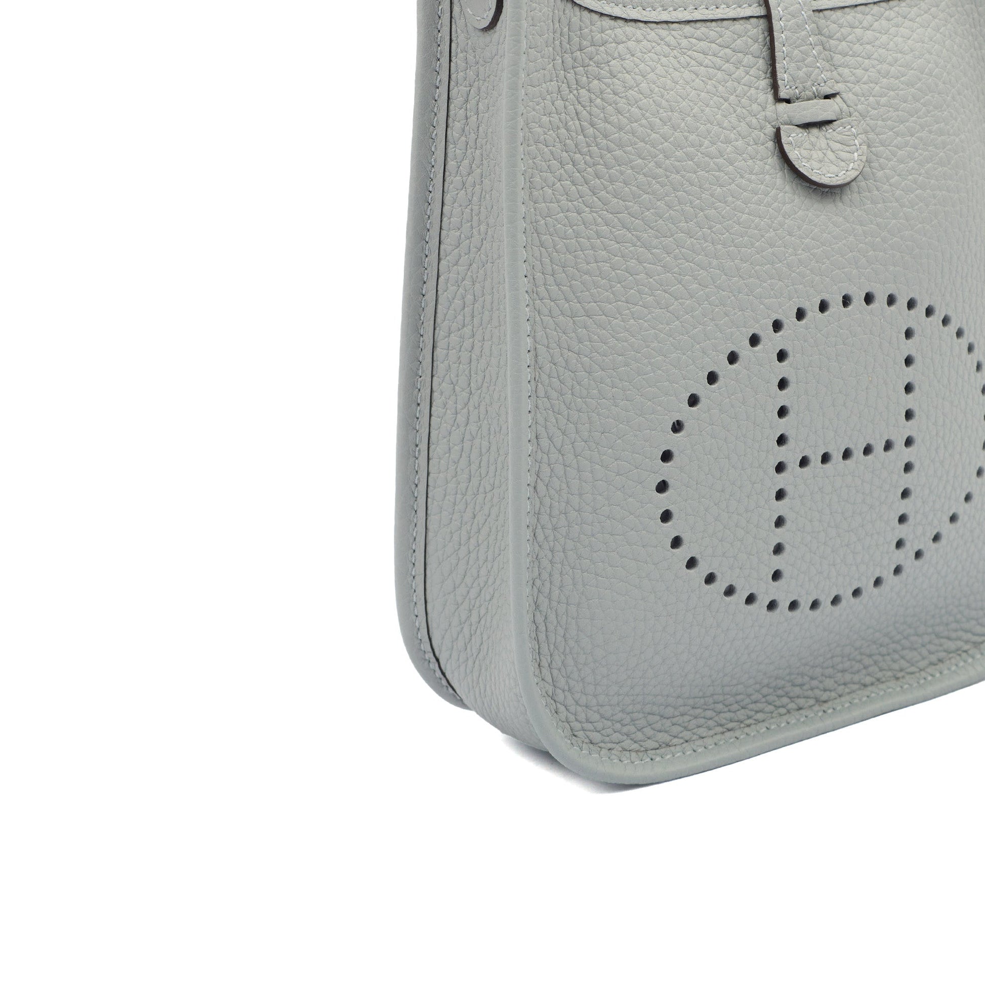 Hermes Evelyne 16 (TPM) in Gris Pantin, Clemence Leather — Alternate View 7