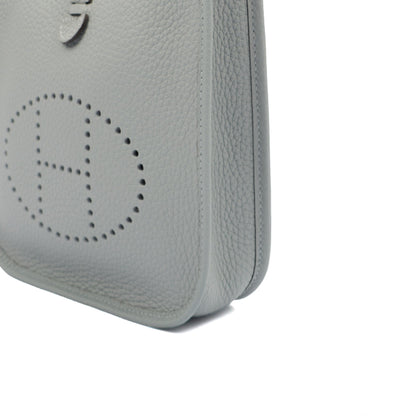 Hermes Evelyne 16 (TPM) in Gris Pantin, Clemence Leather — Alternate View 16