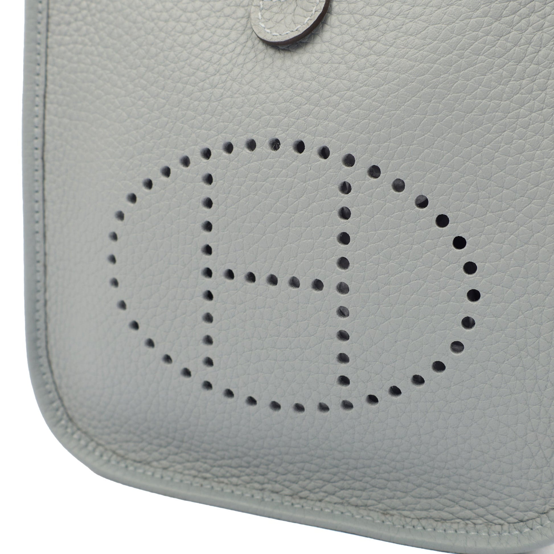 Hermes Evelyne 16 (TPM) in Gris Pantin, Clemence Leather — Alternate View 8