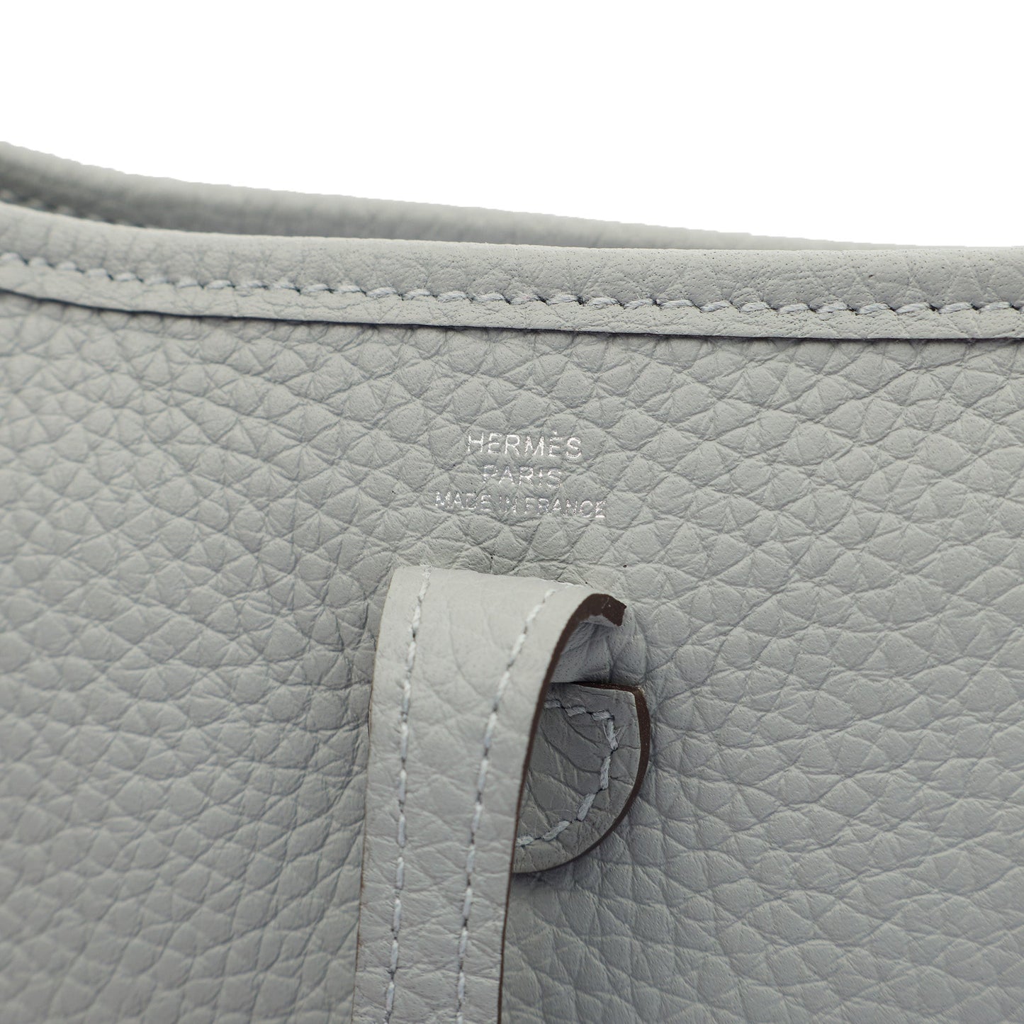 Hermes Evelyne 16 (TPM) in Gris Pantin, Clemence Leather — Alternate View 9